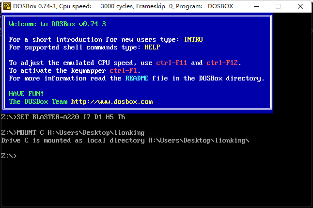 DOSBox DOS Emulator